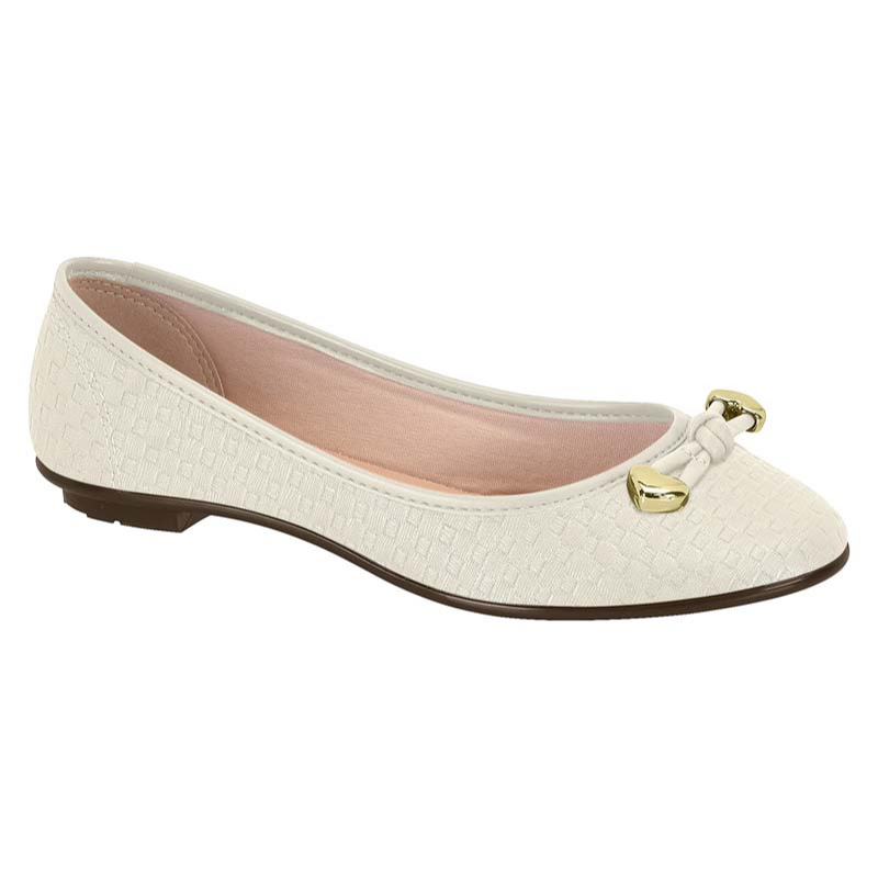Elegant Cream Ballet Flat-BR50271476A