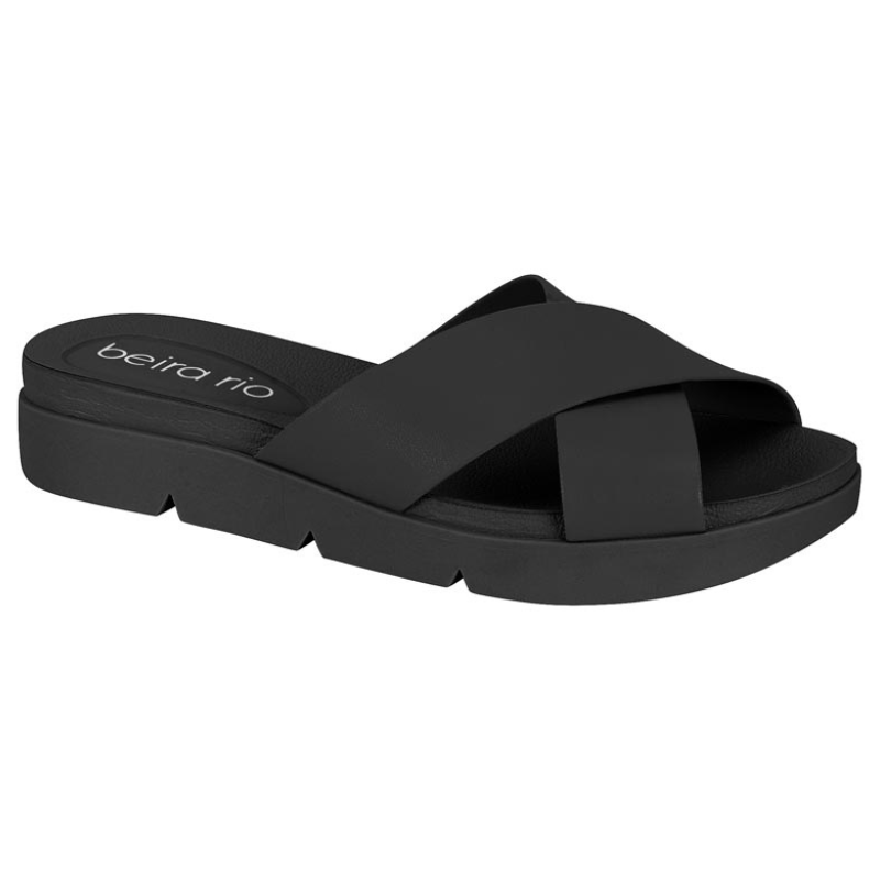 Beira Rio cross strap slides