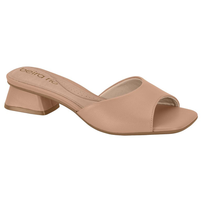 Beira Rio Low Block Heel Mule