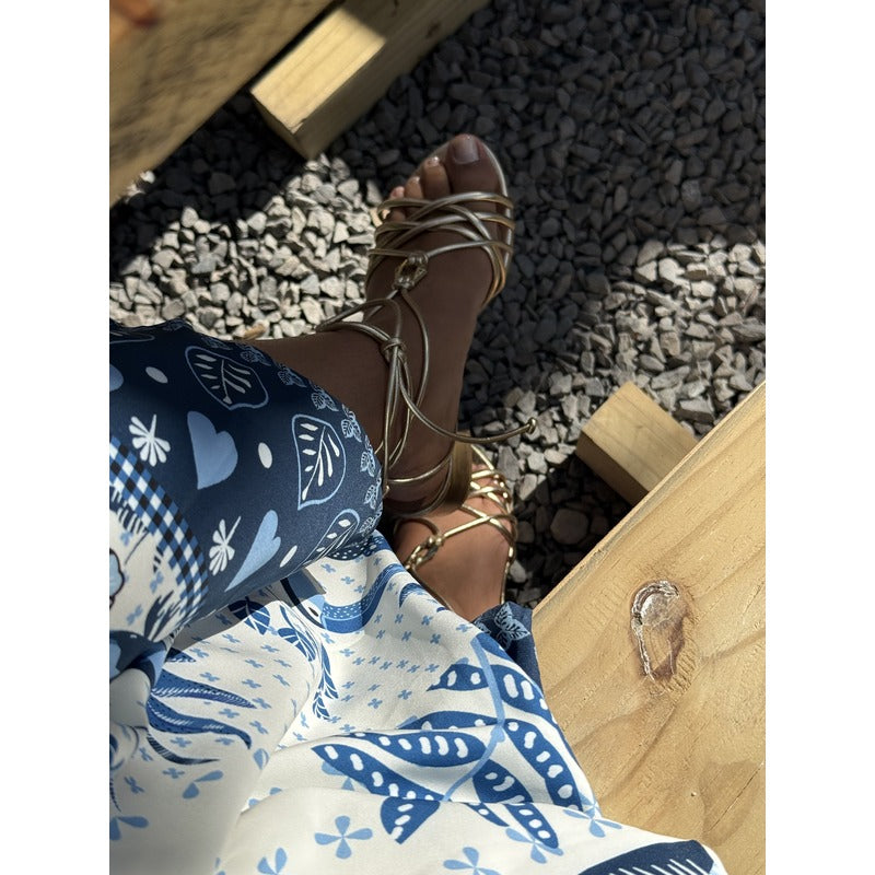 Vizzano Strappy Block Heel Sandals